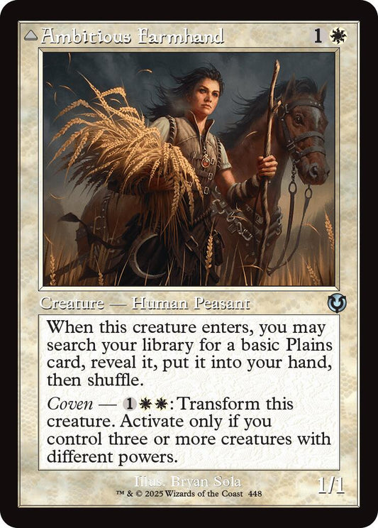 Ambitious Farmhand (Retro Frame) [INR - 448]