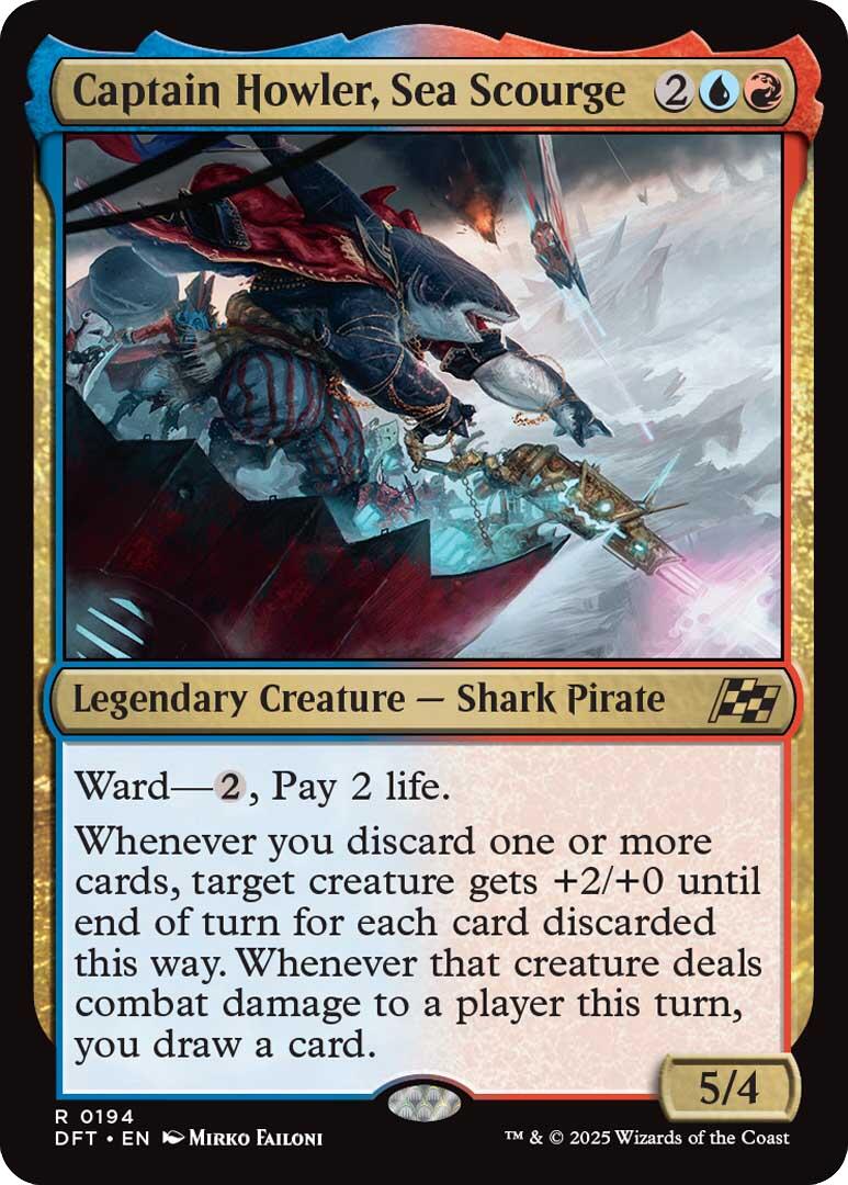 Captain Howler, Sea Scourge [DFT - 194]