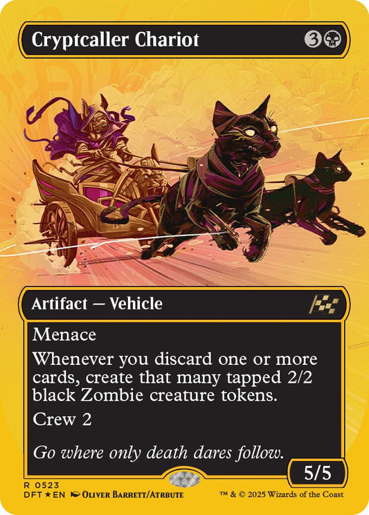Cryptcaller Chariot (Borderless) (First-Place Foil) [DFT - 523]