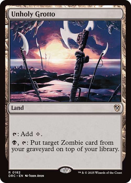 Unholy Grotto [DRC - 182]