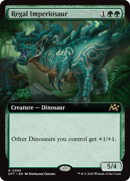 Regal Imperiosaur (Extended Art) [DFT - 389]