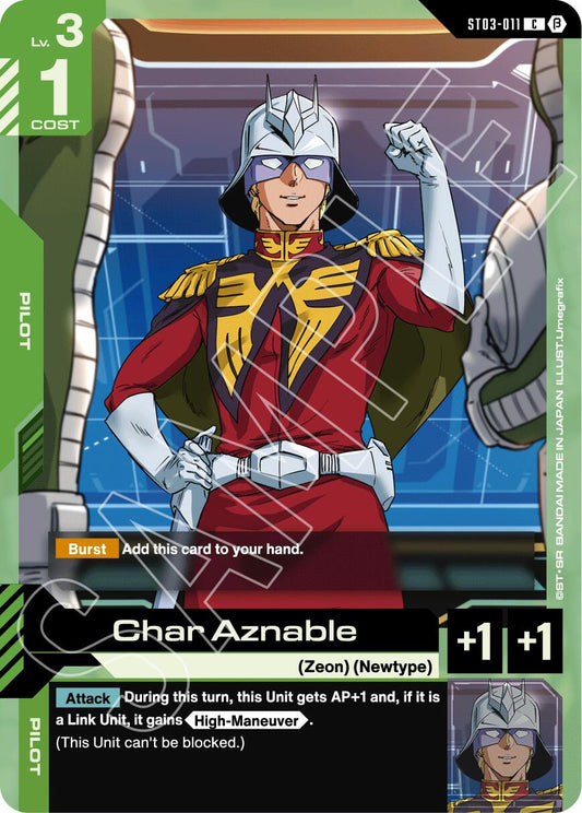 Char Aznable [GD01_b - ST03-011]