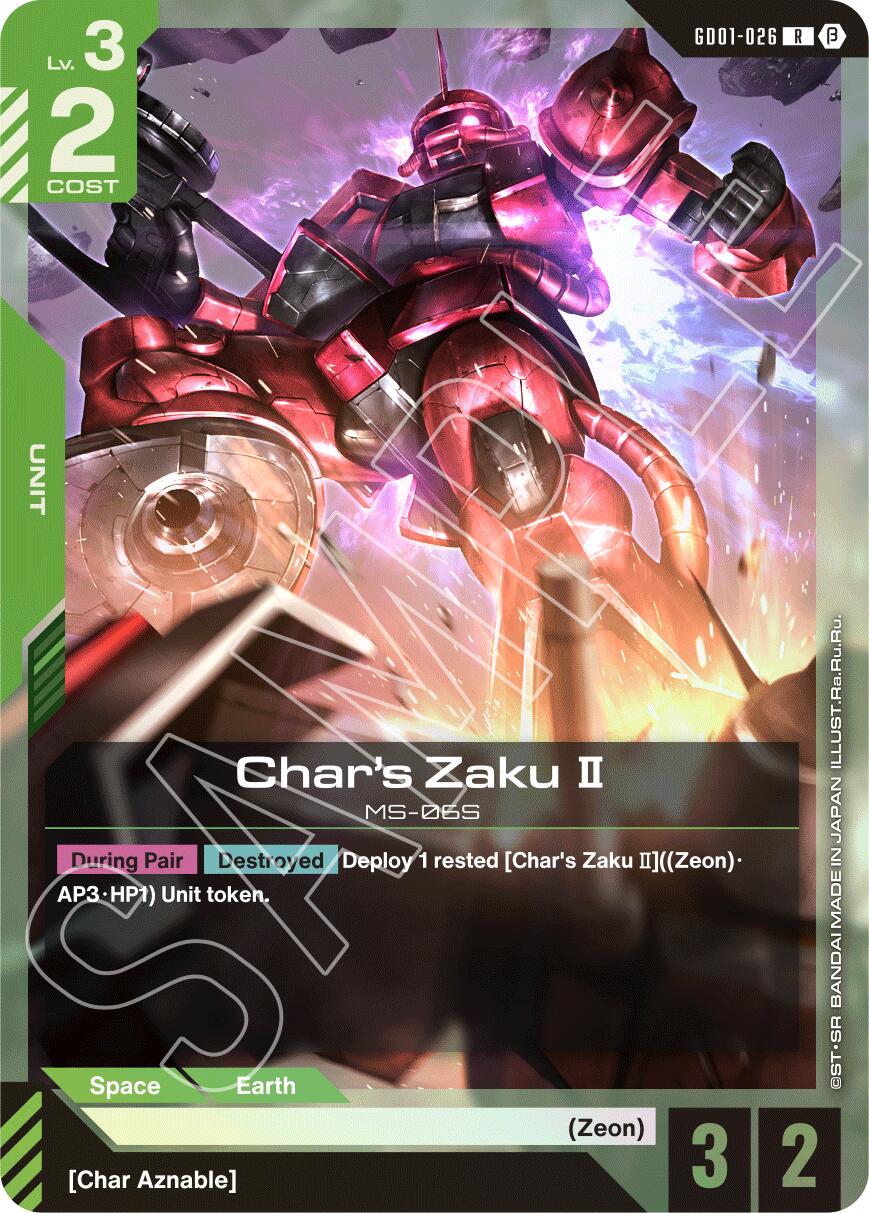 Char's Zaku II [GD01_b - GD01-026]
