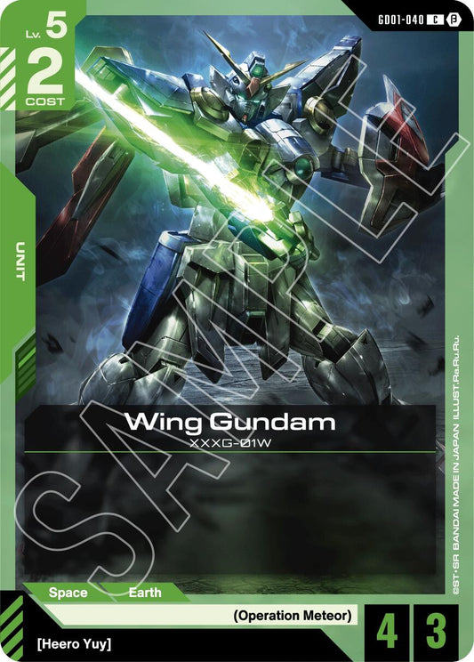 Wing Gundam [GD01_b - GD01-040]