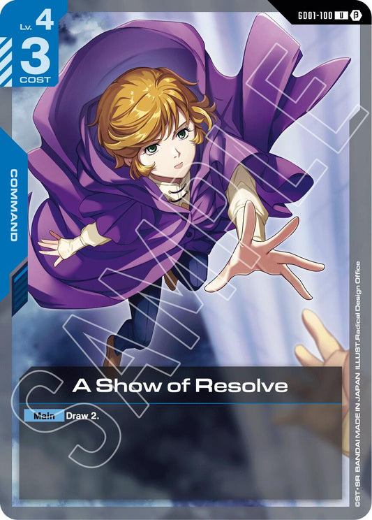 A Show of Resolve [GD01_b - GD01-100]