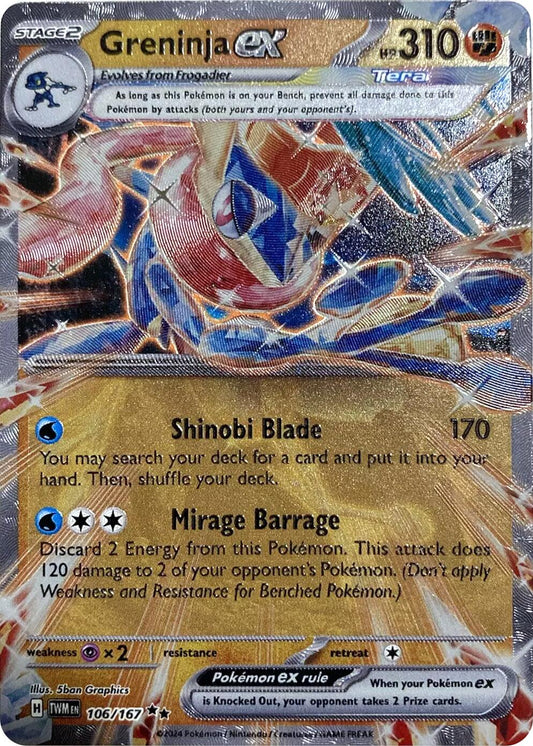 Greninja ex (GameStop Metal Card) [MCAP - 106/167]