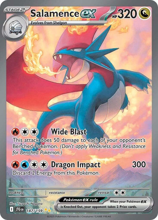 Salamence ex - 187/159 [JTG - 187]