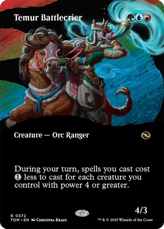 Temur Battlecrier Borderless [TDM - 372]