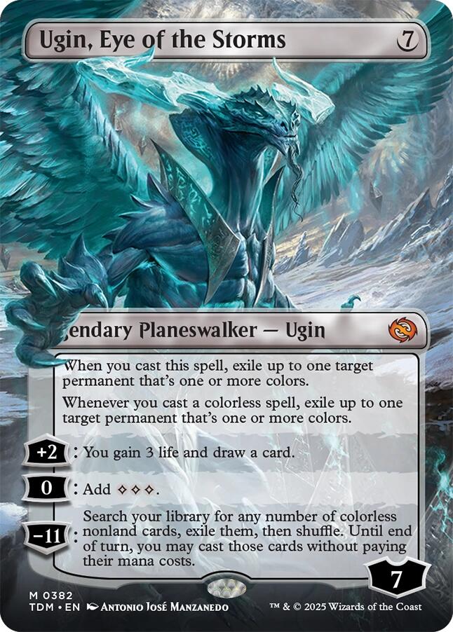 Ugin, Eye of the Storms (Borderless) [TDM - 382]