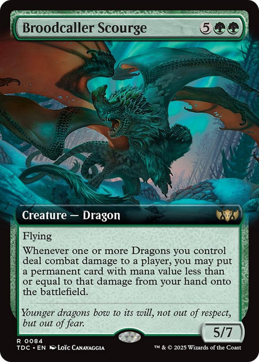 Broodcaller Scourge (Extended Art) [TDC - 84]