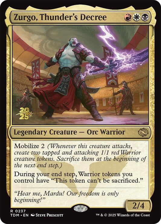 Zurgo, Thunder's Decree [PRE - 237]