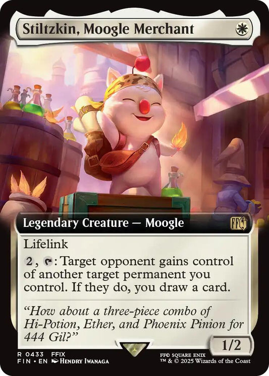 Stiltzkin, Moogle Merchant (Extended Art) [FIN - 433]