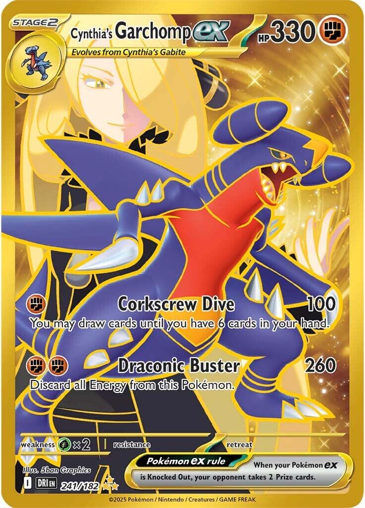 Cynthia's Garchomp ex - 241/182
