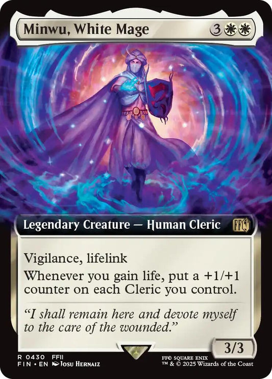 Minwu White Mage Extended Art