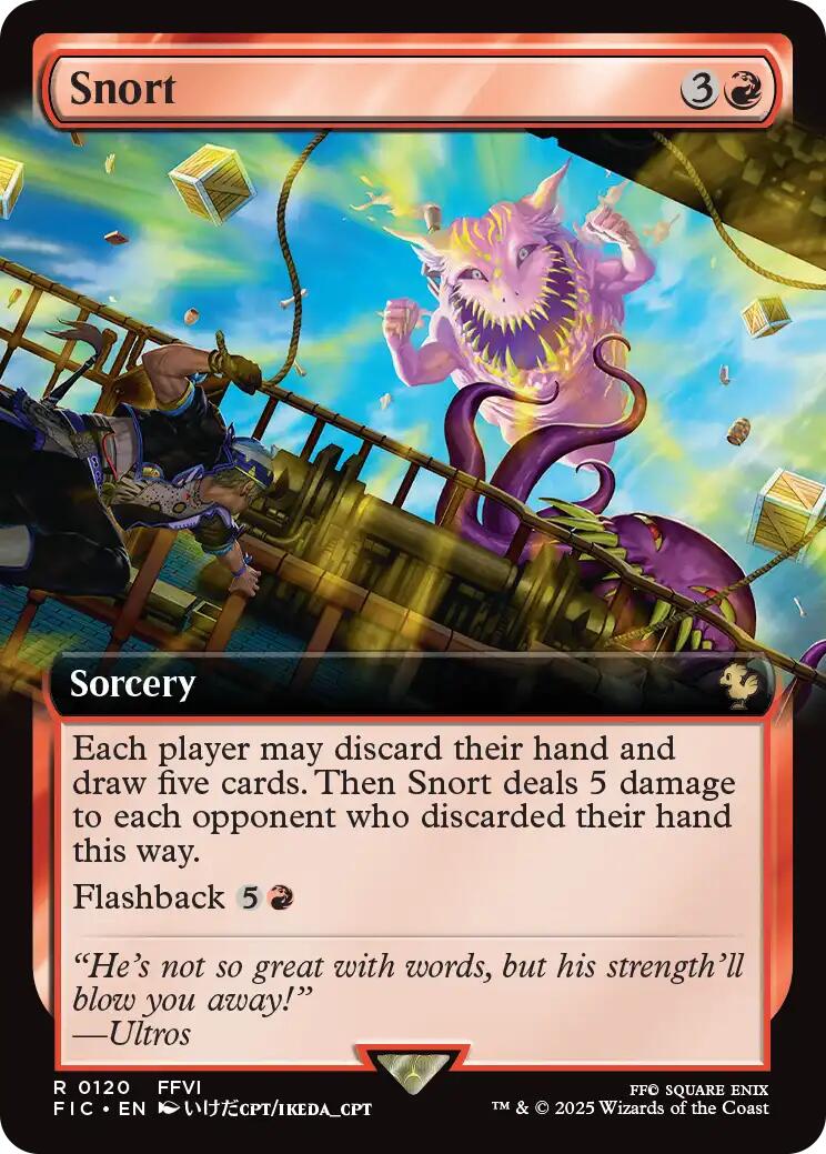 Snort (Extended Art) [FIC - 120]