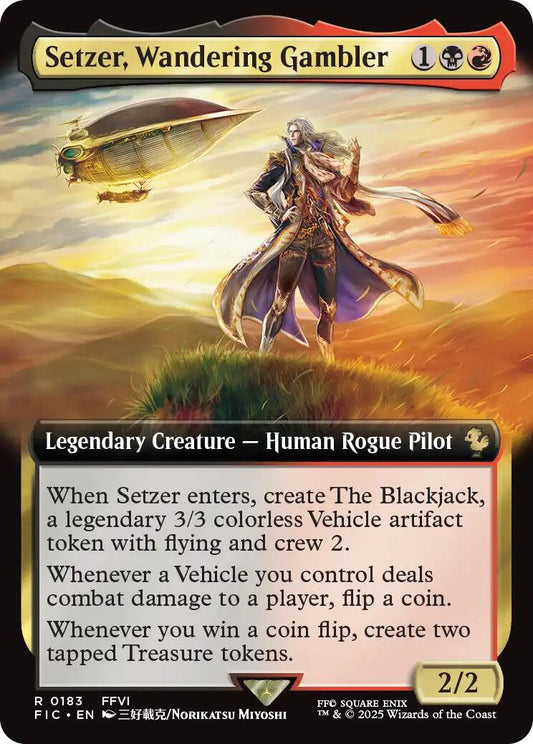 Setzer, Wandering Gambler (Extended Art) [FIC - 183]