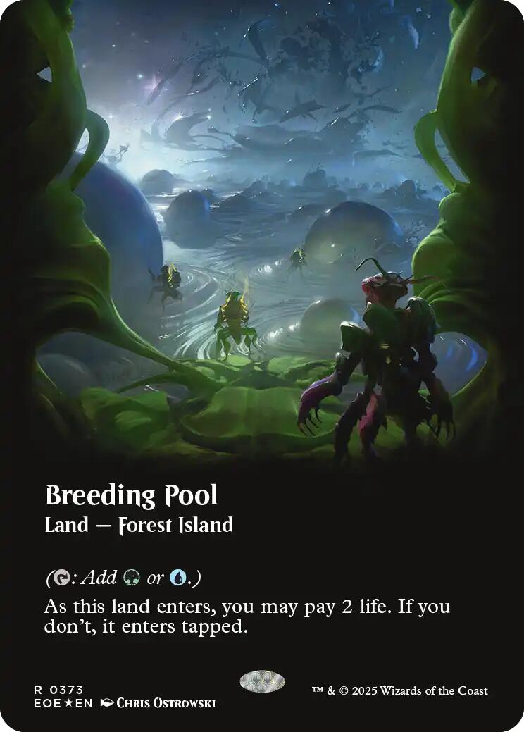 Breeding Pool (Borderless) (Galaxy Foil) [EOE - 373]