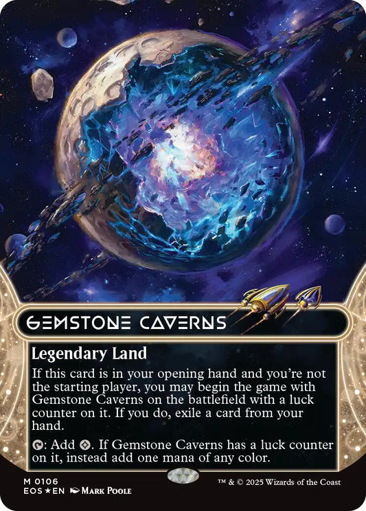 Gemstone Caverns (0106) (Borderless) (Galaxy Foil) [EOS - 106]