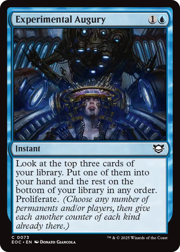 Experimental Augury