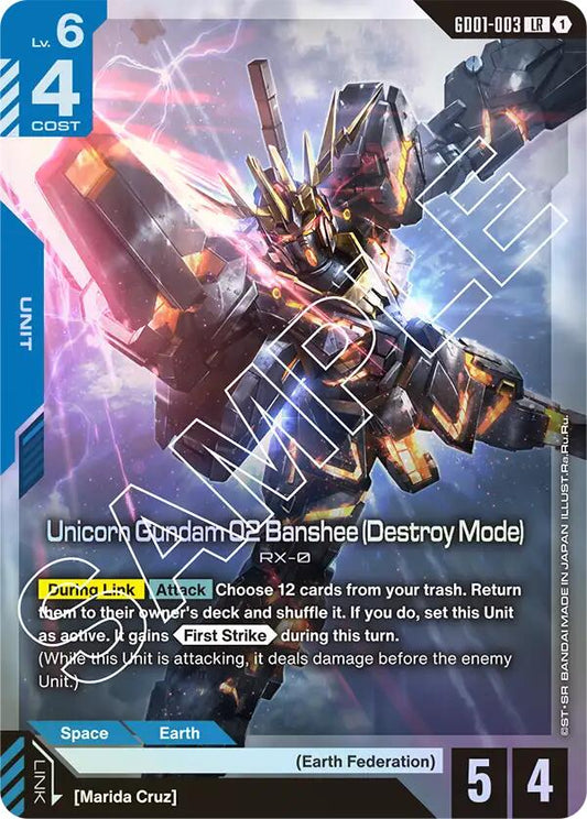Unicorn Gundam 02 Banshee (Destroy Mode) [GD01 - GD01-003]