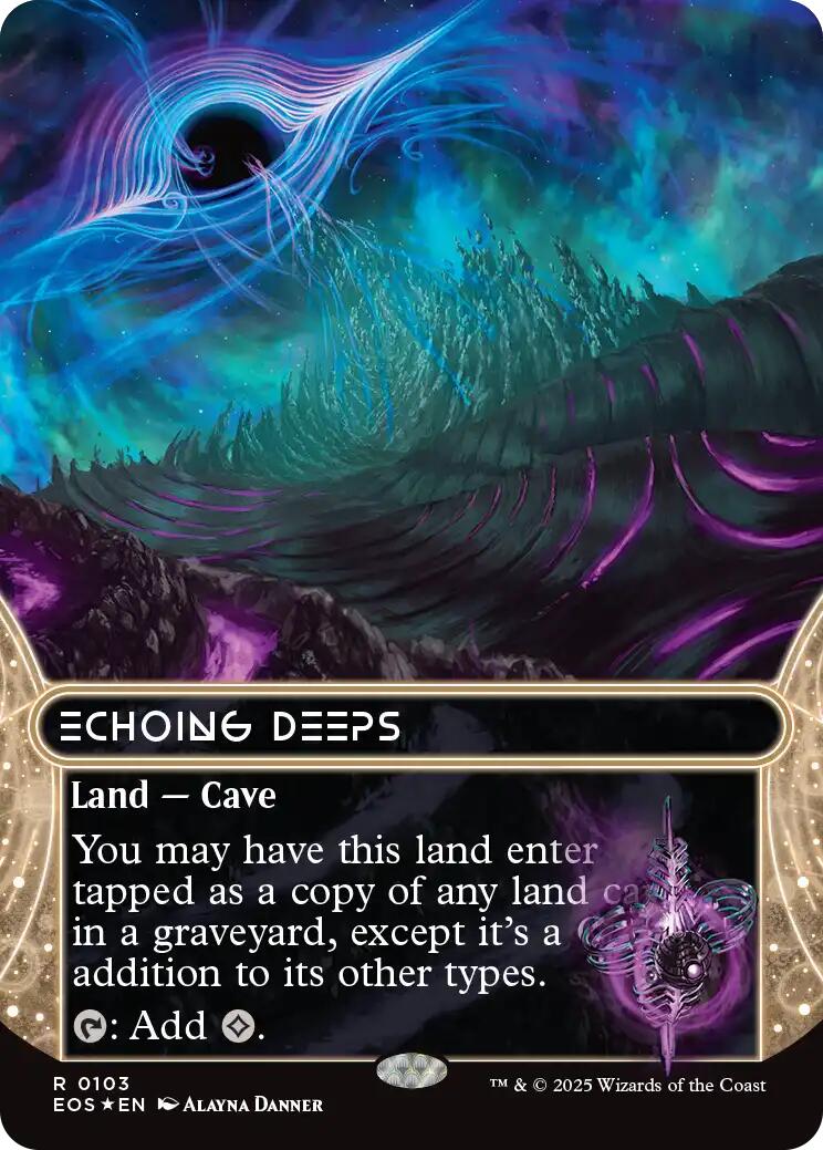 Echoing Deeps (0103) (Borderless) (Galaxy Foil) [EOS - 103]