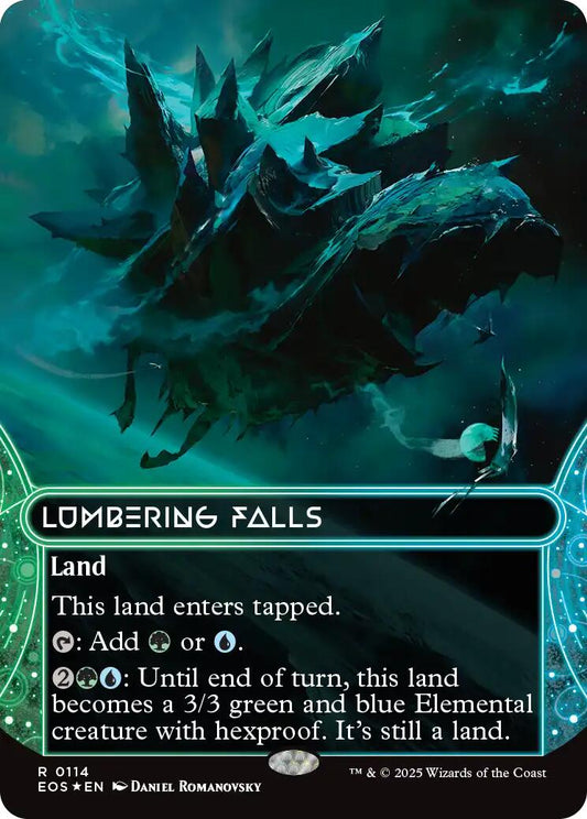 Creeping Tar Pit (0144) (Borderless) (Galaxy Foil)