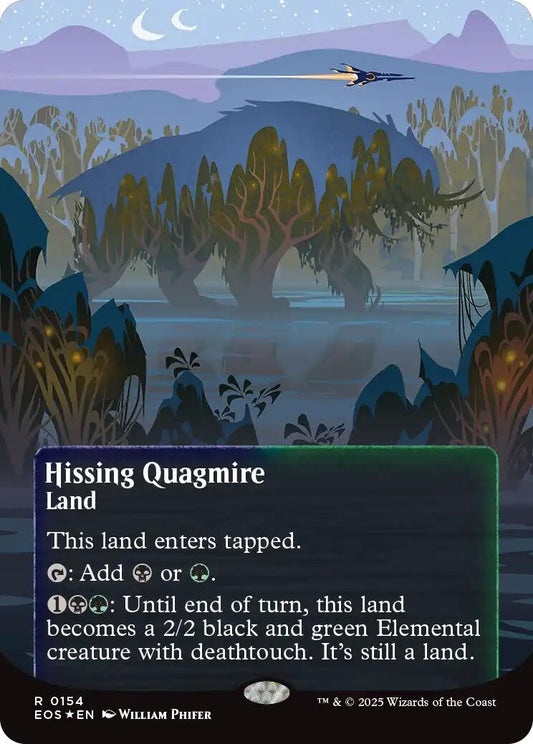 Hissing Quagmire (0154) (Borderless) (Galaxy Foil) [EOS - 154]