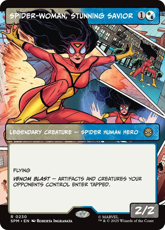 Spider Woman Stunning Savior Borderless