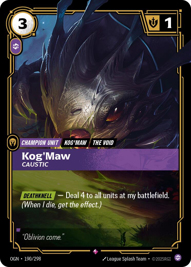Kog'Maw - Caustic