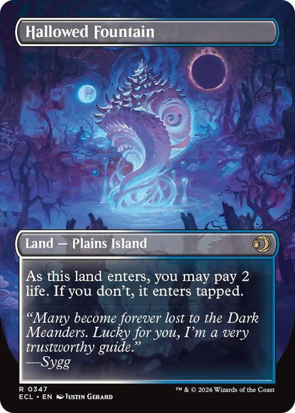Hallowed Fountain (Borderless) (Back)