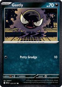 Gastly - 123/217 (Cosmos Holo)
