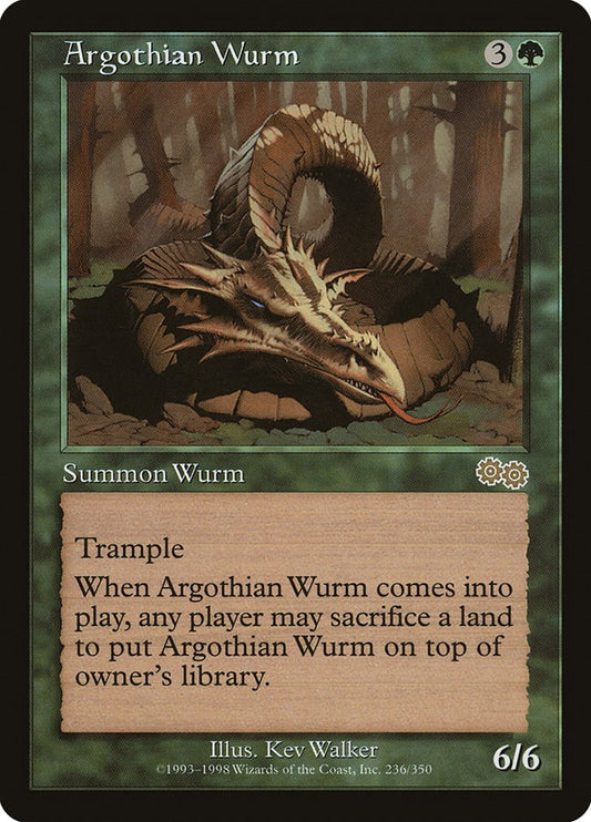 Argothian Wurm [USG - 236]