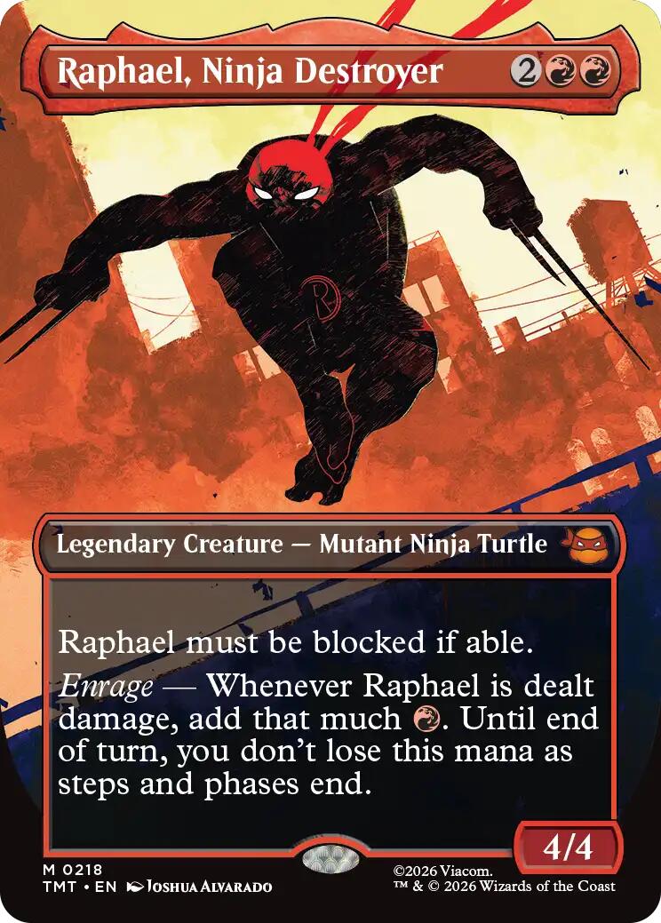 Raphael, Ninja Destroyer (Borderless)