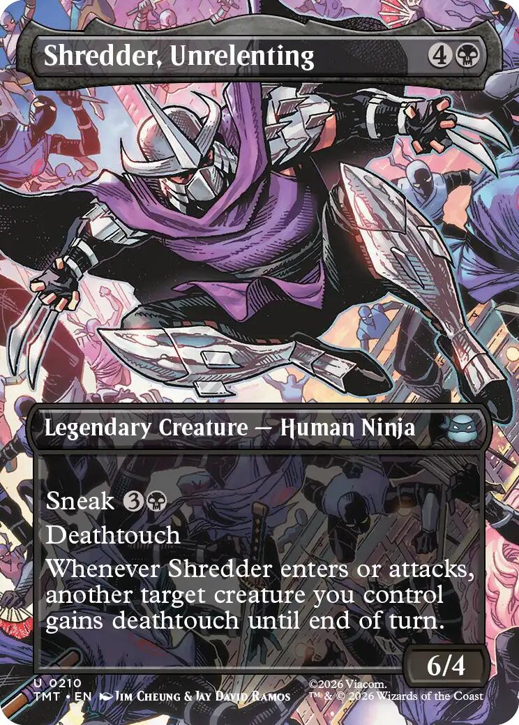 Shredder, Unrelenting (Borderless)