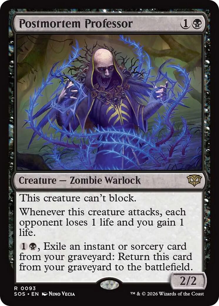 Postmortem Professor