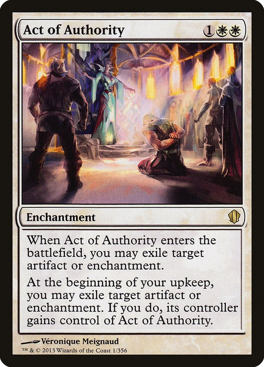 Act of Authority [C13 - 1]