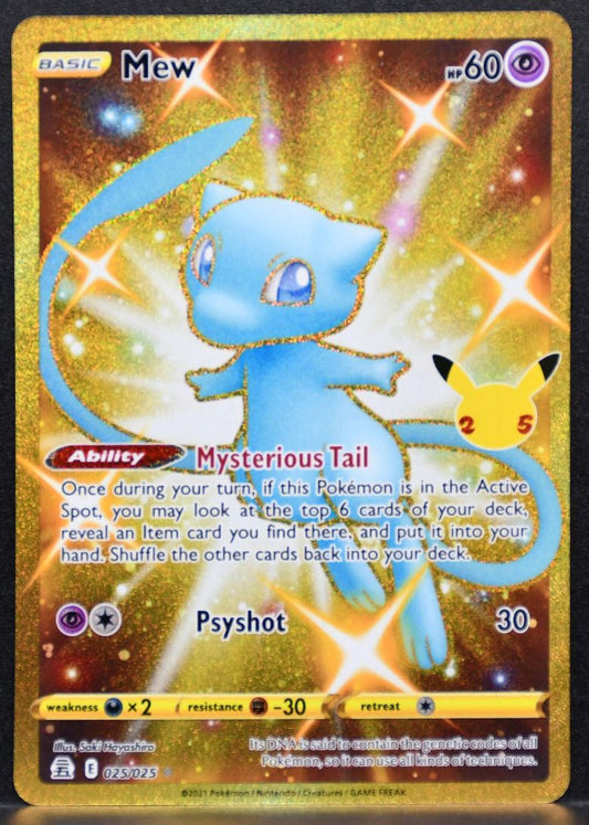 Pokémon Mew Sword & Shield: Celebrations 025/025 NM English