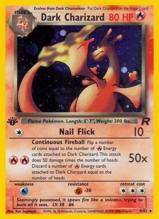 Dark Charizard (4/82) [Team Rocket Unlimited] MP