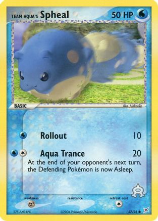 Team Aqua's Spheal (57/95) [EX: Team Magma vs Team Aqua]