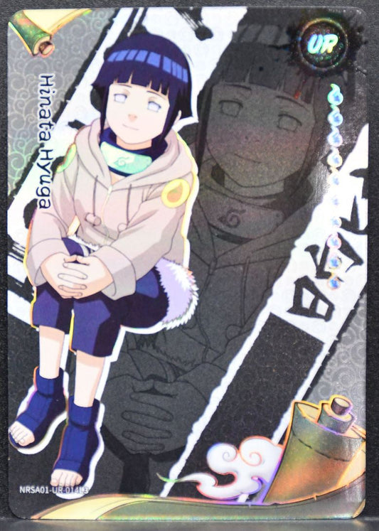 Naruto Hinata Hyuga (UR) Naruto Kayou TCG Heaven Scroll NRSA01-UR-014 NM