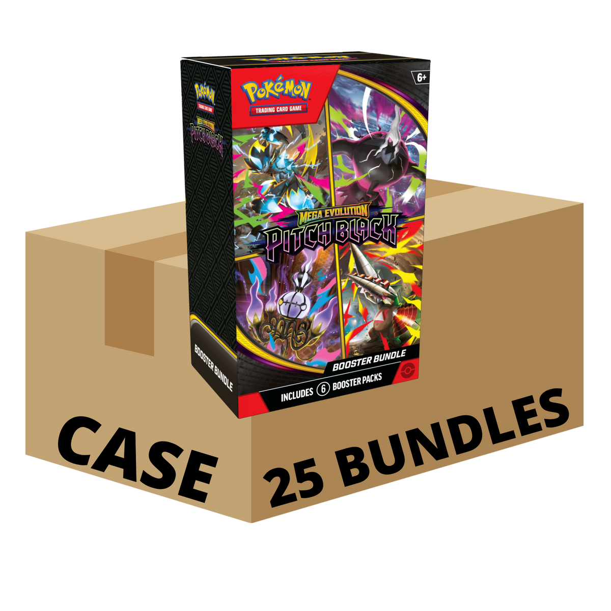 Pokemon TCG ME05 Pitch Black Booster Bundle Case (EN)