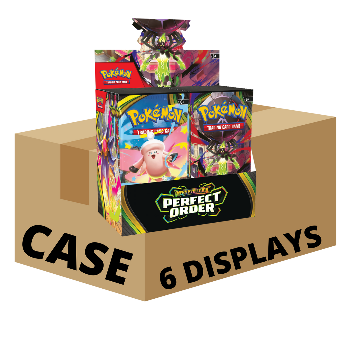 Pokemon TCG ME03 Perfect Order Booster Box Display Case (EN)