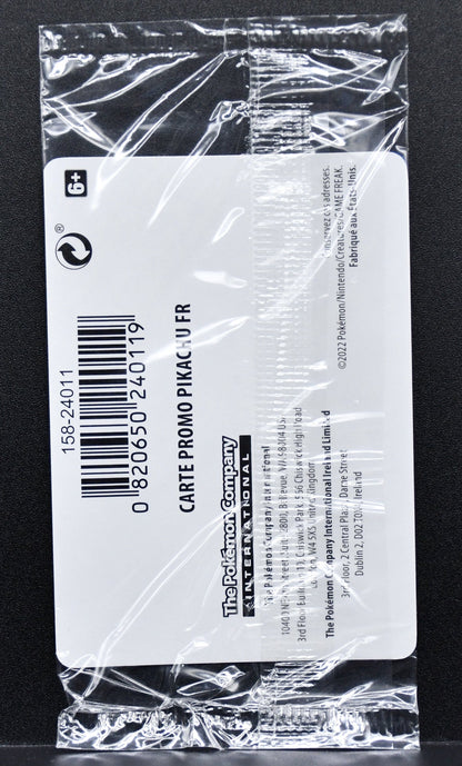 Pokémon Pikachu 028/078 SEALED holofoil French