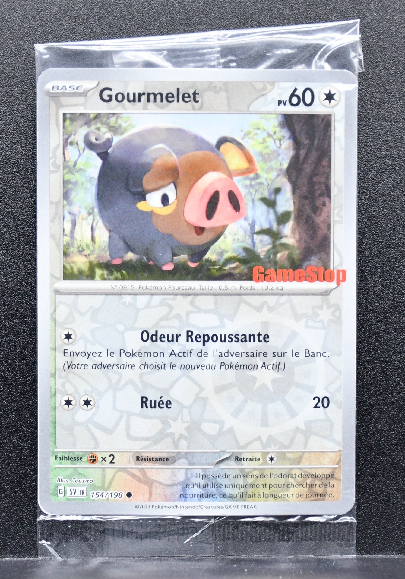 Pokémon Gourmelet Gamestop 154/198 SEALED French