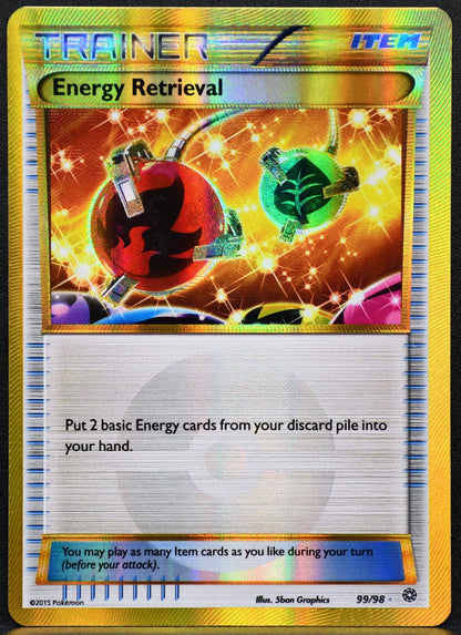 Pokemon TCG Energy Retrieval 99/98 Ancient Origins Gold HP