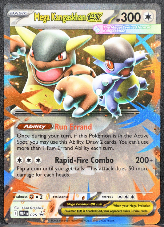 Pokemon TCG Mega Kangaskhan ex 025 Black Star Promo NM