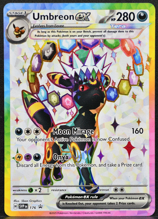 Pokemon TCG Umbreon ex 176 Prismatic Evolutions NM