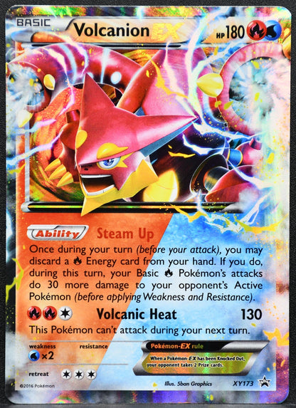 Pokemon TCG Volcanion EX XY173 XY Black Star LP
