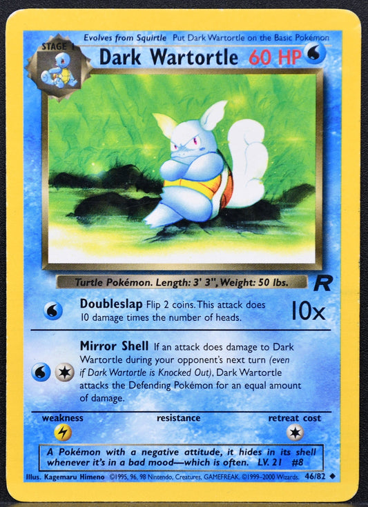 Pokemon TCG Dark Wartortle 46/82 Team Rocket HP
