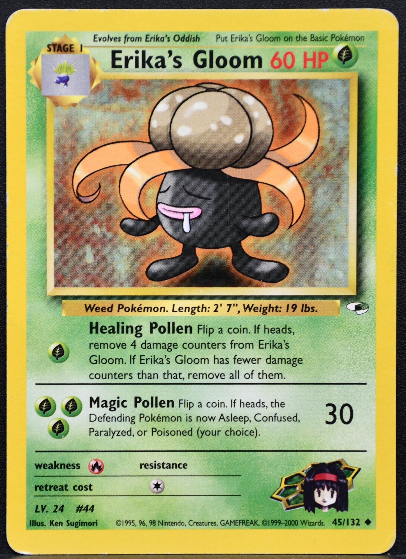 Pokemon TCG Erika's Gloom 45/132 Gym Challenge HP
